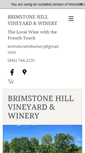 Mobile Screenshot of brimstonehillwinery.com
